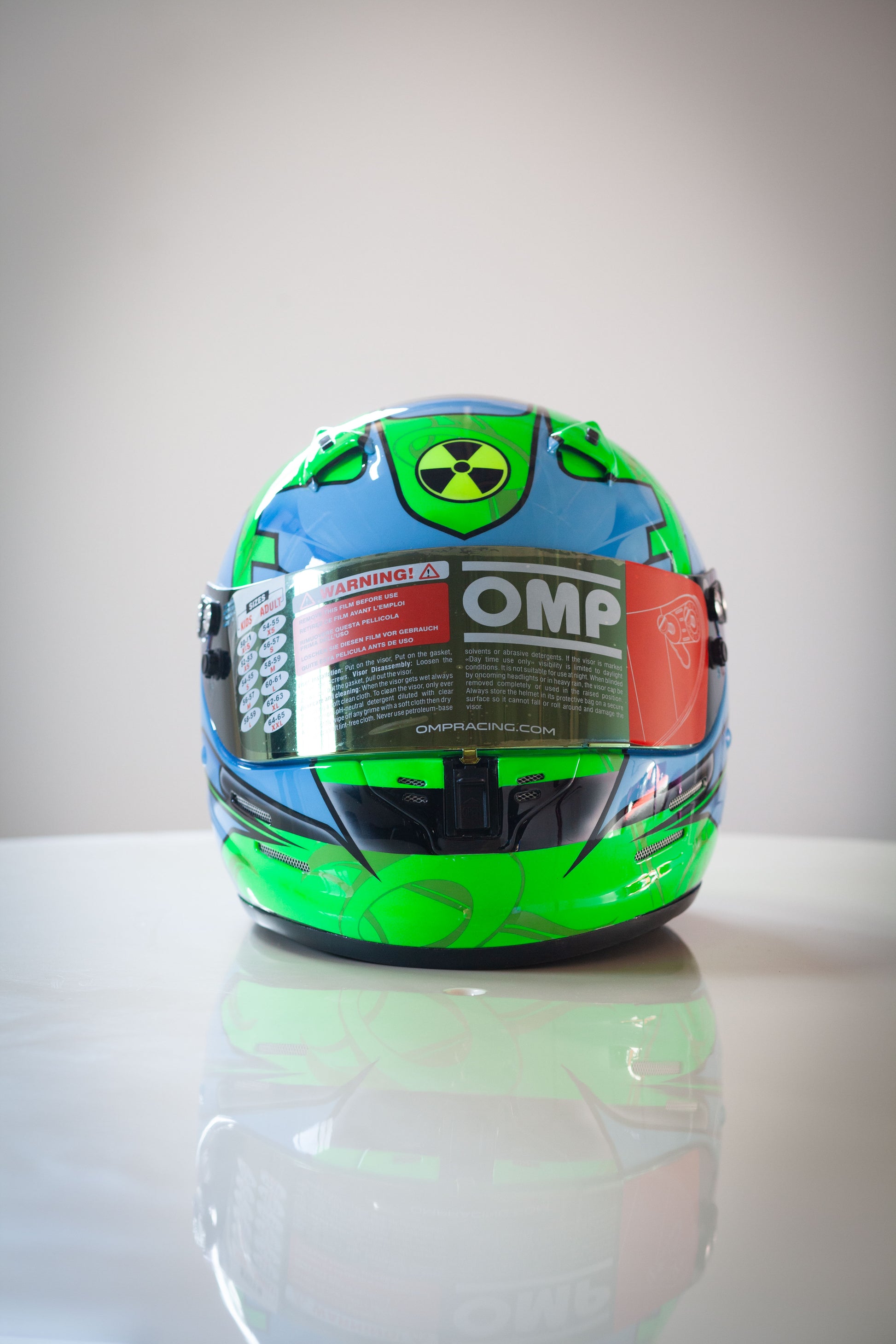 all neon color bike helmet Custom Karting Helmet – Metallic & Neon Colors – Alfonso Rubin